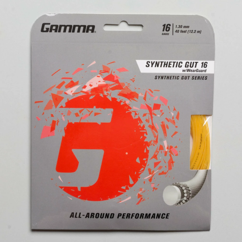 Cheap โจ Best Sale ๐ Gamma Synthetic Gut 16 Wearguard โ๏ธ ๐ 5 Gamma Synthetic Gut 16 Wearguard