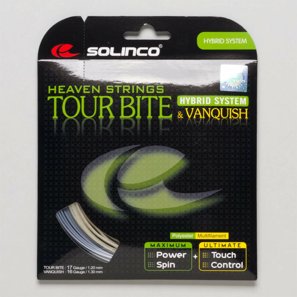 Outlet 🎁 Flash Sale 😍 Solinco Tour Bite 17 + Vanquish 16 Hybrid Tennis Accessories 😍 ⌛ 3 Solinco Tour Bite 17 + Vanquish 16 Hybrid Tennis Accessories