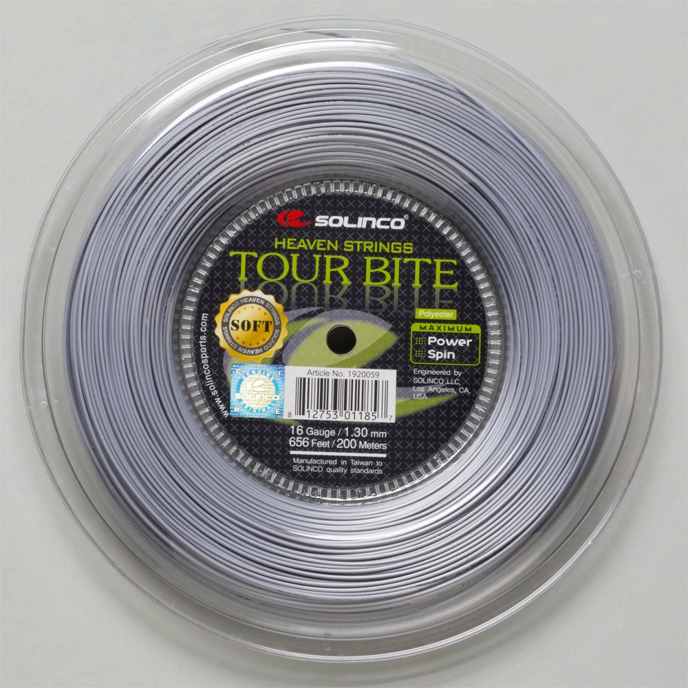 Top 10 โจ Hot Sale โ Solinco Tour Bite Soft 16 1.30 660' Reel Tennis Accessories ๐ฅ โ 3 Solinco Tour Bite Soft 16 1.30 660' Reel Tennis Accessories