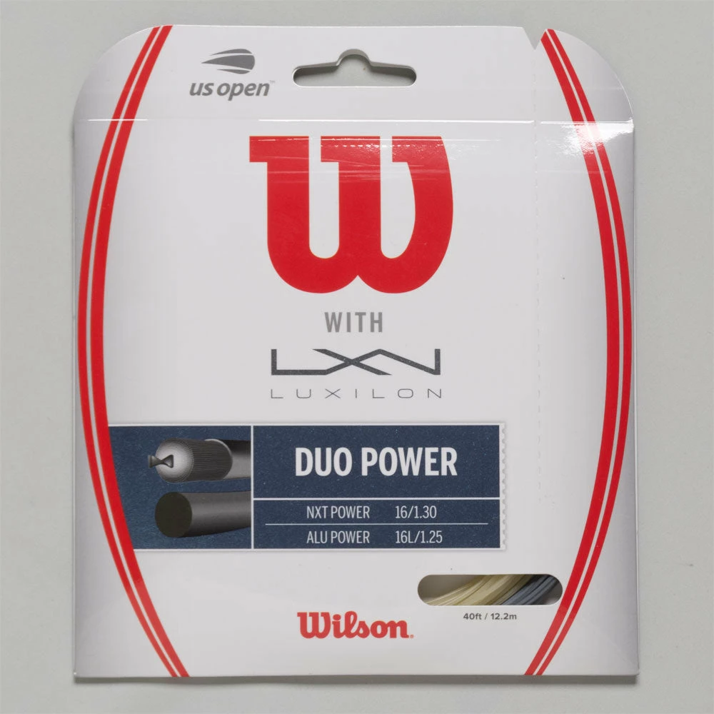 Buy ๐ Best deal ๐ Tennis Accessories Wilson Duo Power ALU Power 125 + NXT Power 16 ๐ โญ 3 Tennis Accessories Wilson Duo Power ALU Power 125 + NXT Power 16