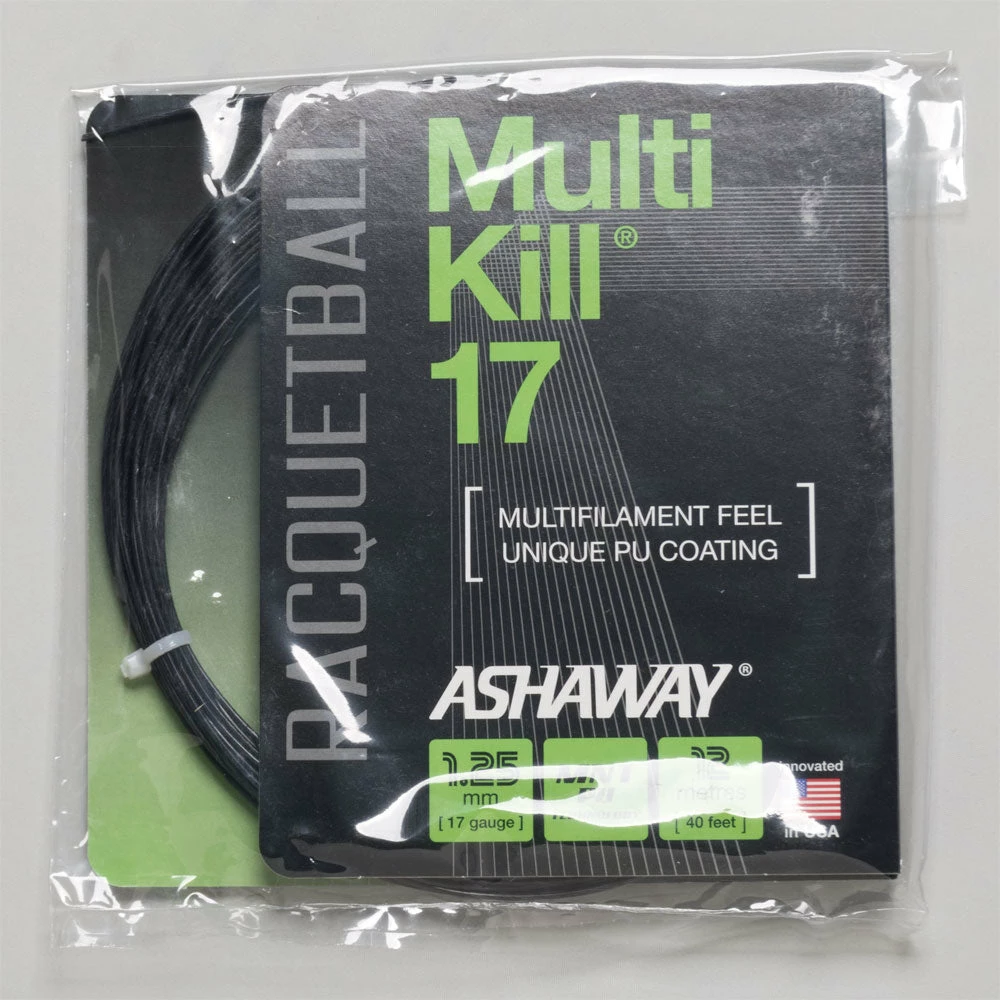 Hot Sale ๐งจ Wholesale ๐ Ashaway MultiKill 17 Black Racquetball Accessories โญ ๐ฅฐ 3 Ashaway MultiKill 17 Black Racquetball Accessories