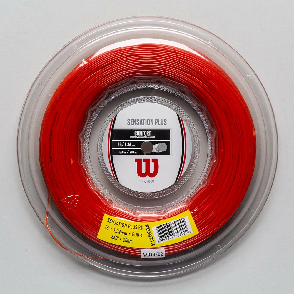 Hot Sale 😍 Cheap 💯 Wilson Sensation Plus 16 660' Reel Tennis Accessories 😀 🎉 4 Wilson Sensation Plus 16 660' Reel Tennis Accessories