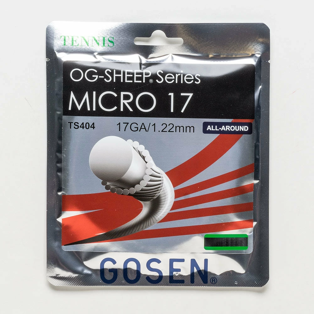 Promo 😍 Brand new 🎉 Tennis Accessories Gosen OG-Sheep Micro 17 ✔️ ⭐ 3 Tennis Accessories Gosen OG-Sheep Micro 17