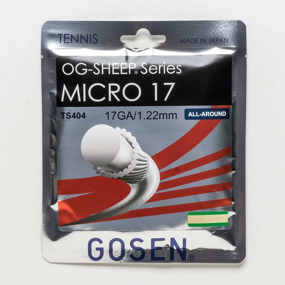 Promo 😍 Brand new 🎉 Tennis Accessories Gosen OG-Sheep Micro 17 ✔️ ⭐ 4 Tennis Accessories Gosen OG-Sheep Micro 17