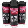 Hot Sale 👍 Best Pirce 🛒 Wilson 20/20 Racquetballs 4 Cans ✨ 👍 1 Wilson 20/20 Racquetballs 4 Cans