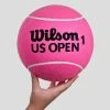 Budget ⌛ Flash Sale 🥰 Wilson 10" US Open Jumbo Tennis Ball Pink ❤️ ⭐ 1 Wilson 10" US Open Jumbo Tennis Ball Pink