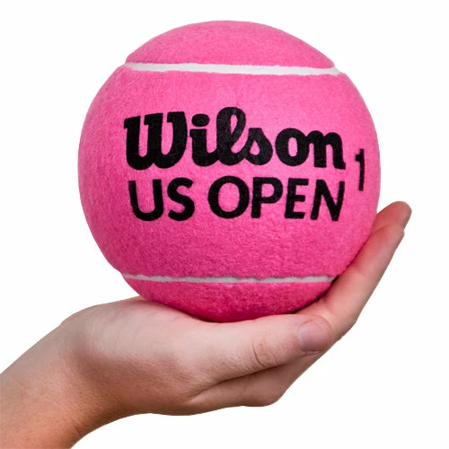 Promo ๐ Flash Sale โจ Wilson 5" US Open Mini Jumbo Tennis Ball Pink โจ ๐ 3 Wilson 5" US Open Mini Jumbo Tennis Ball Pink