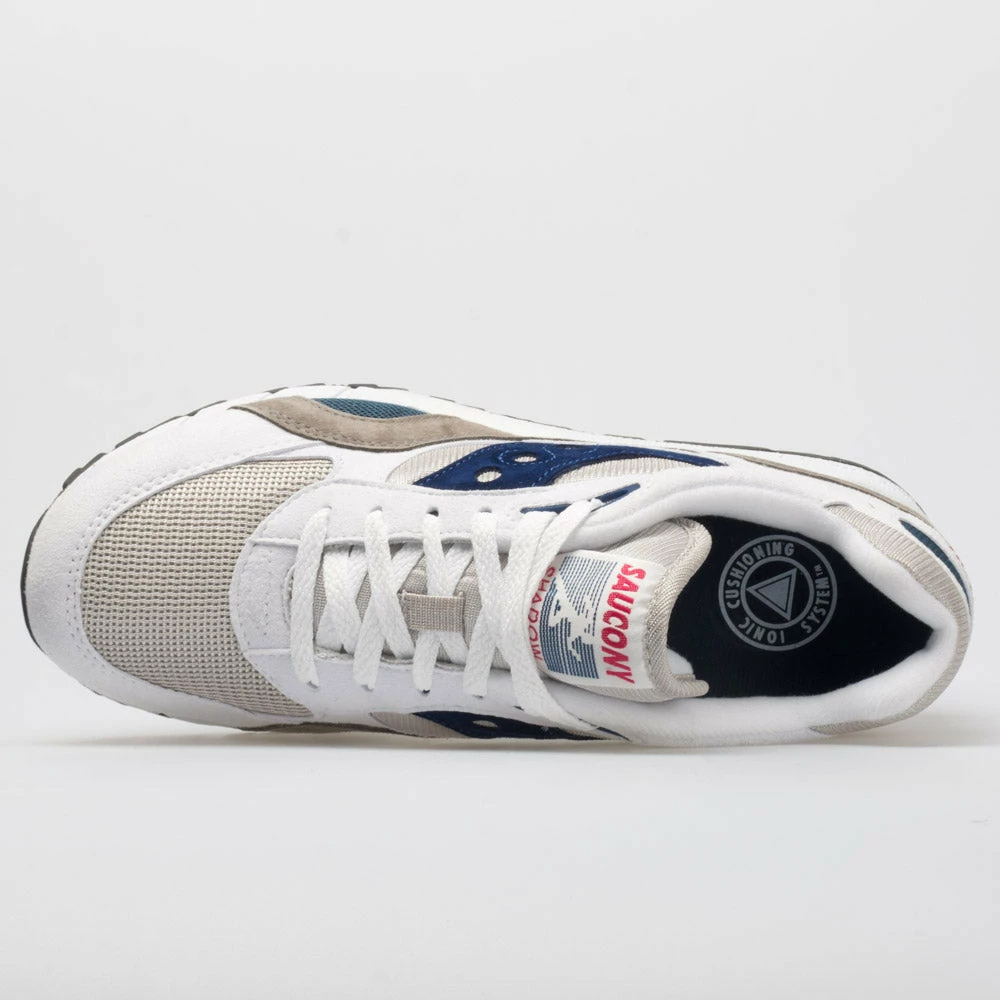 Promo ๐ Budget ๐ Saucony Shadow 6000 Men's White/Gray/Navy Lifestyle ๐ ๐ Sneakers ๐ ๐ 5 Saucony Shadow 6000 Men's White/Gray/Navy Lifestyle Sneakers