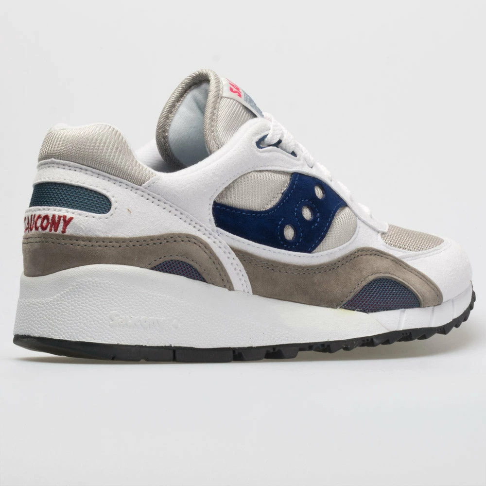 Promo ๐ Budget ๐ Saucony Shadow 6000 Men's White/Gray/Navy Lifestyle ๐ ๐ Sneakers ๐ ๐ 7 Saucony Shadow 6000 Men's White/Gray/Navy Lifestyle Sneakers