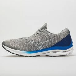 Mizuno Wave Rider 24 Waveknit Men's Frost Gray/White