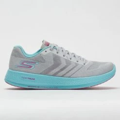 Skechers Performance Running Shoes Skechers GOrun Razor+ Women's Gray/Aqua/Hot Pink