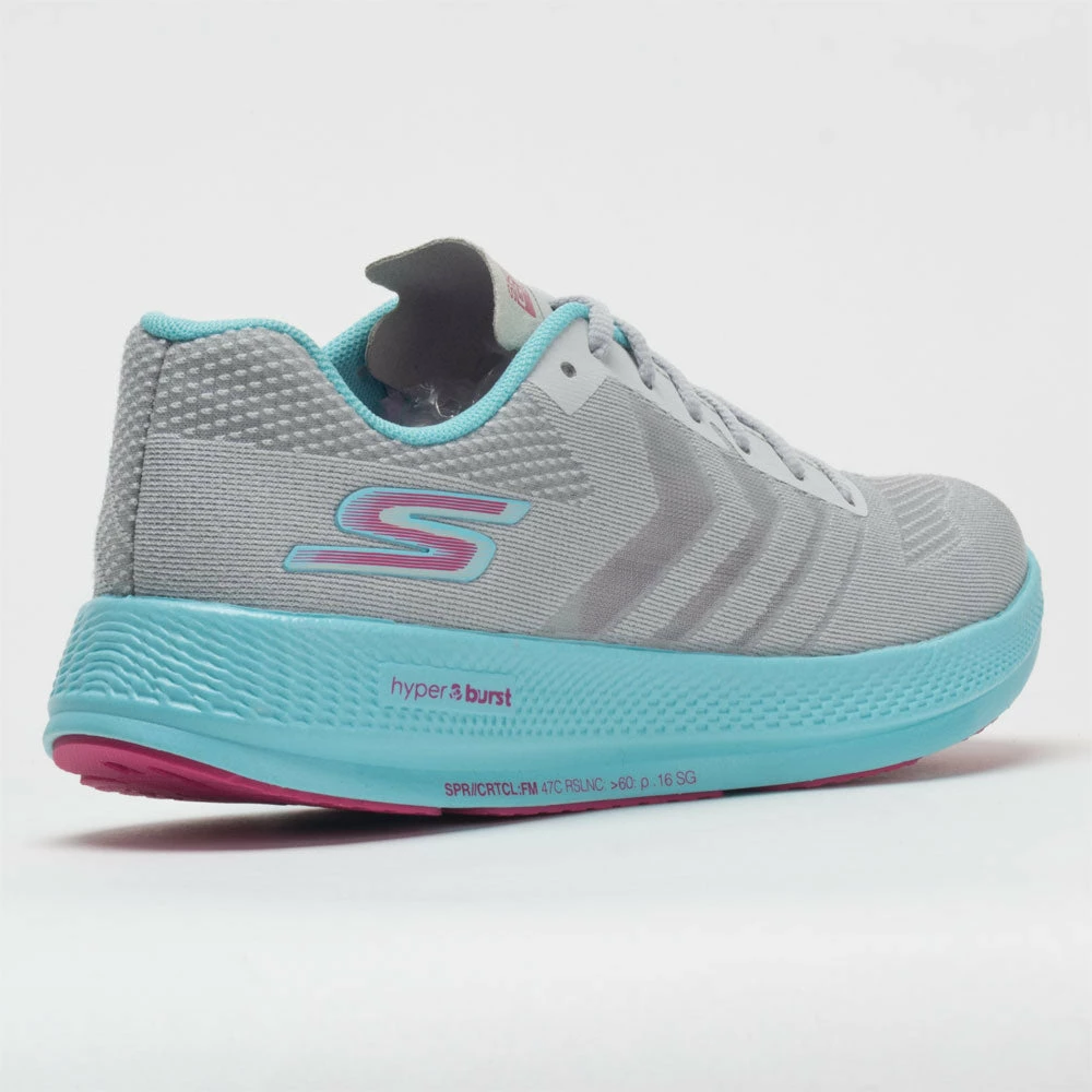 Buy ❤️ Cheap 👏 Skechers Performance Running 👟 👟 Shoes Skechers GOrun Razor+ 👩 Women's Gray/Aqua/Hot Pink 😍 🛒 8 Skechers Performance Running Shoes Skechers GOrun Razor+ Women's Gray/Aqua/Hot Pink