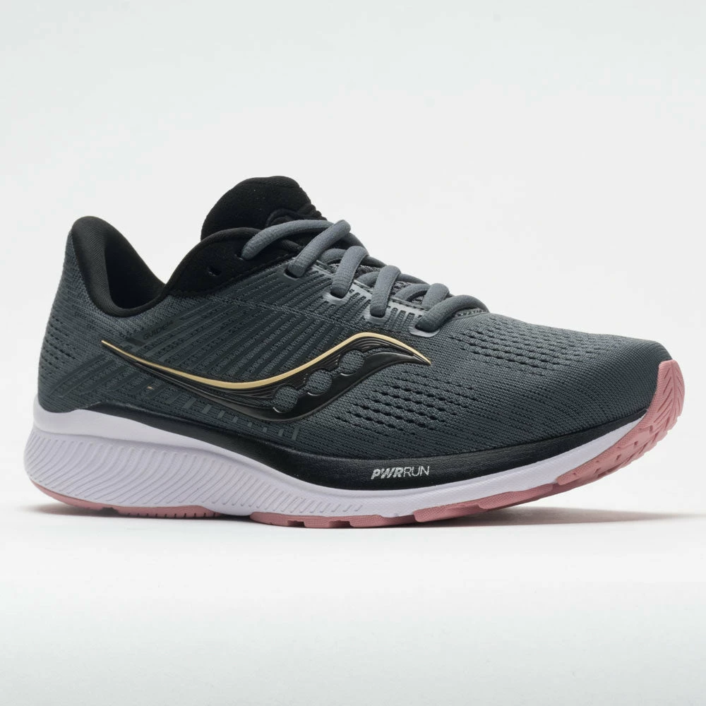 Best Sale ๐ฏ Brand new ๐ Saucony Guide 14 ๐ฉ Women's Charcoal/Rose ๐ฅ ๐งจ 7 Saucony Guide 14 Women's Charcoal/Rose