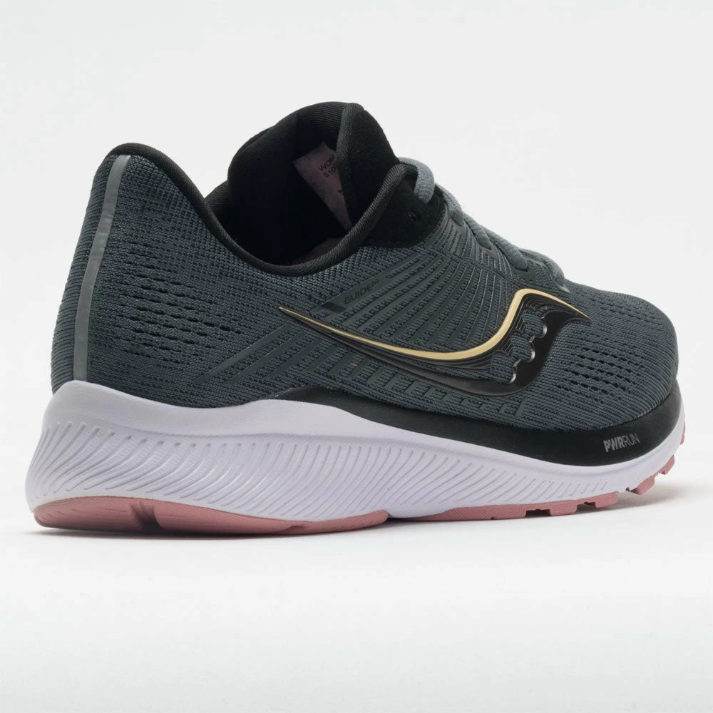 Best Sale ๐ฏ Brand new ๐ Saucony Guide 14 ๐ฉ Women's Charcoal/Rose ๐ฅ ๐งจ 8 Saucony Guide 14 Women's Charcoal/Rose