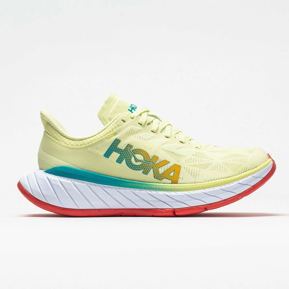 Wholesale ๐ Best deal ๐ Hoka One One Carbon X 2 Men's Luminary Green/Hot Coral Running ๐ ๐ Shoes ๐ฅ ๐คฉ 3 Hoka One One Carbon X 2 Men's Luminary Green/Hot Coral Running Shoes