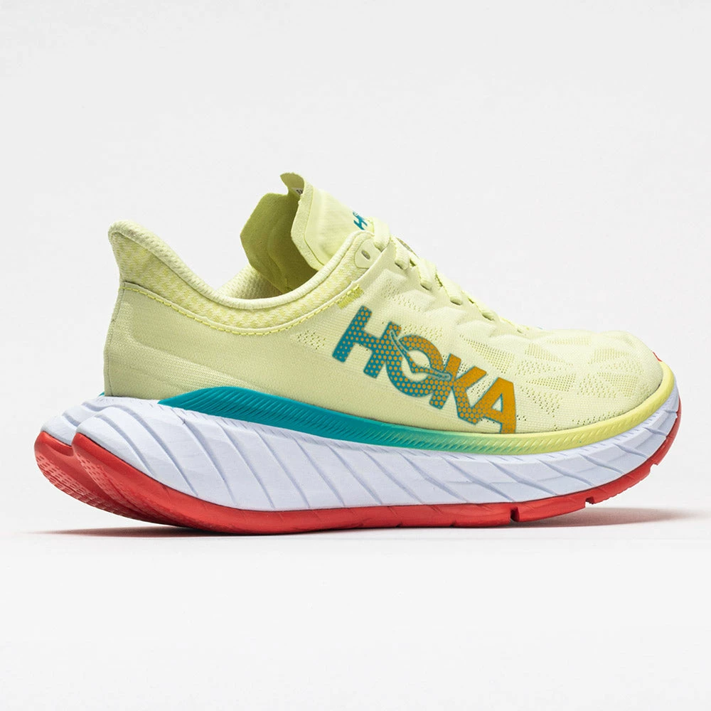 Wholesale ๐ Best deal ๐ Hoka One One Carbon X 2 Men's Luminary Green/Hot Coral Running ๐ ๐ Shoes ๐ฅ ๐คฉ 8 Hoka One One Carbon X 2 Men's Luminary Green/Hot Coral Running Shoes