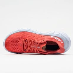 Hoka One One Clifton Edge Women's Hot Coral/White Running Shoes
