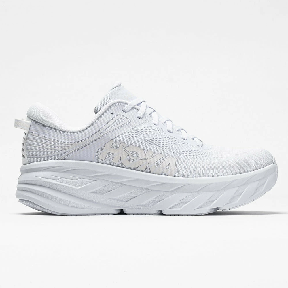 Best Sale ๐ Cheap โ๏ธ Hoka One One Bondi 7 Men's White/White Running ๐ ๐ Shoes ๐ ๐ 3 Hoka One One Bondi 7 Men's White/White Running Shoes