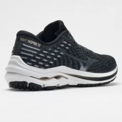 Mizuno Wave Inspire 17 Waveknit Women's Black/Platinum Gold
