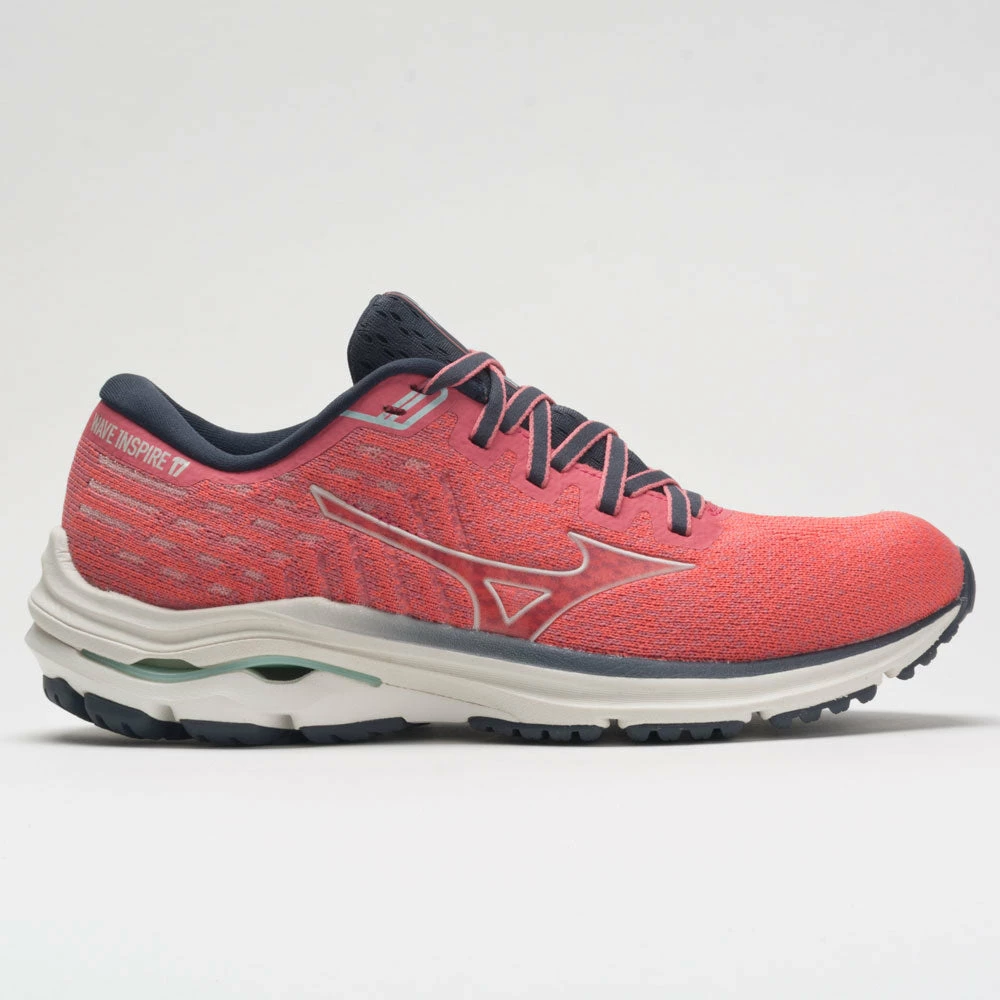 Coupon ๐คฉ Top 10 โ Mizuno Wave Inspire 17 Waveknit ๐ฉ Women's Ignition Red/Snow White Running ๐ ๐ Shoes ๐ฅ ๐ 3 Mizuno Wave Inspire 17 Waveknit Women's Ignition Red/Snow White Running Shoes