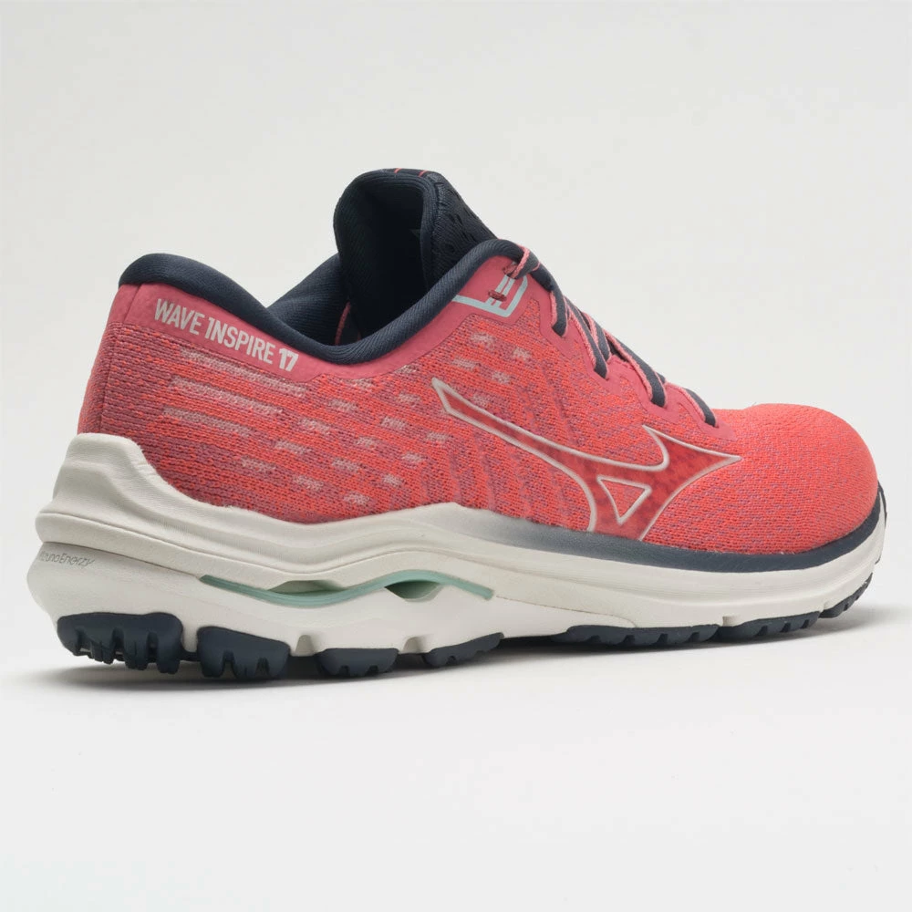 Coupon ๐คฉ Top 10 โ Mizuno Wave Inspire 17 Waveknit ๐ฉ Women's Ignition Red/Snow White Running ๐ ๐ Shoes ๐ฅ ๐ 8 Mizuno Wave Inspire 17 Waveknit Women's Ignition Red/Snow White Running Shoes