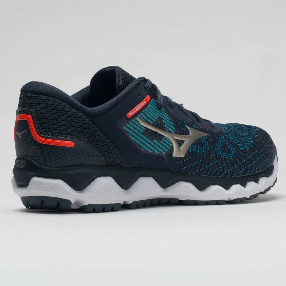 Cheap โ๏ธ Cheap โญ Mizuno Wave Horizon 5 Men's India Ink/Platinum Gold ๐ฏ ๐ 8 Mizuno Wave Horizon 5 Men's India Ink/Platinum Gold