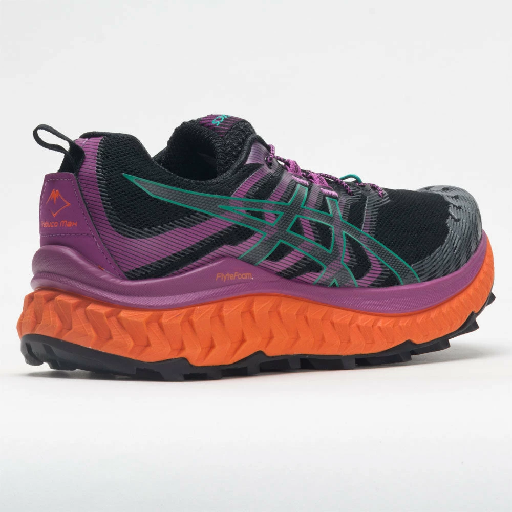 Budget ๐ Wholesale ๐ ASICS Trabuco Max ๐ฉ Women's Black/Digital Grape Running ๐ ๐ Shoes ๐คฉ ๐ 8 ASICS Trabuco Max Women's Black/Digital Grape Running Shoes