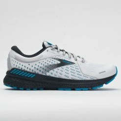 Brooks Adrenaline GTS 21 Men's White/Grey/Atomic Blue Running Shoes