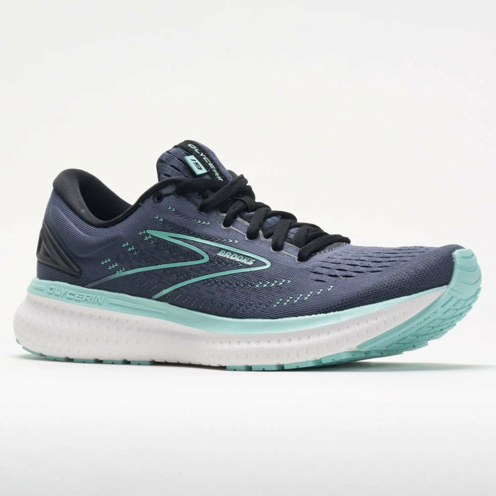 Flash Sale ⭐ Brand new 👏 Brooks Glycerin 19 👩 Women's Nightshadow/Black/Blue ⌛ ⌛ 7 Brooks Glycerin 19 Women's Nightshadow/Black/Blue