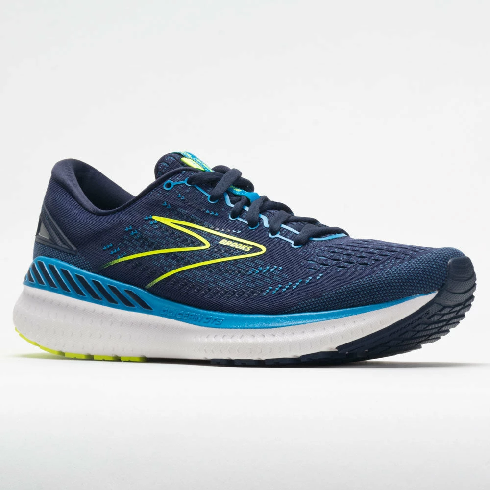 Hot Sale ๐คฉ Hot Sale โ Running ๐ ๐ Shoes Brooks Glycerin GTS 19 Men's Navy/Blue/Nightlife โค๏ธ ๐ 7 Running Shoes Brooks Glycerin GTS 19 Men's Navy/Blue/Nightlife