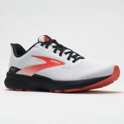 Brooks Launch 8 Men's White/Black/Red Clay