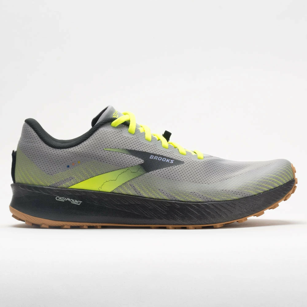 Brand new ✨ Cheapest 😍 Brooks Catamount Men's Gray/Nightlife/Black ⭐ 🎁 3 Brooks Catamount Men's Gray/Nightlife/Black