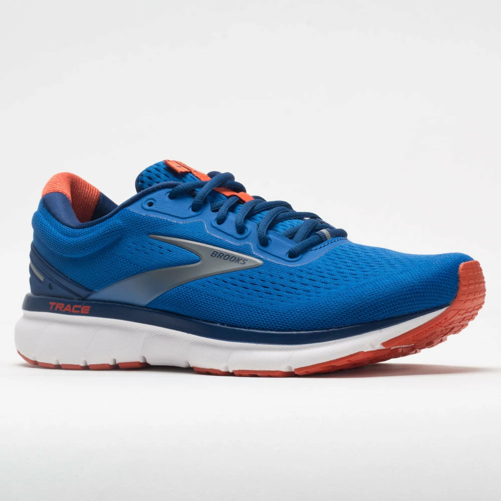 Hot Sale 🛒 Cheap 🛒 Brooks Trace Men's Blue/Navy/Orange 🤩 🥰 7 Brooks Trace Men's Blue/Navy/Orange