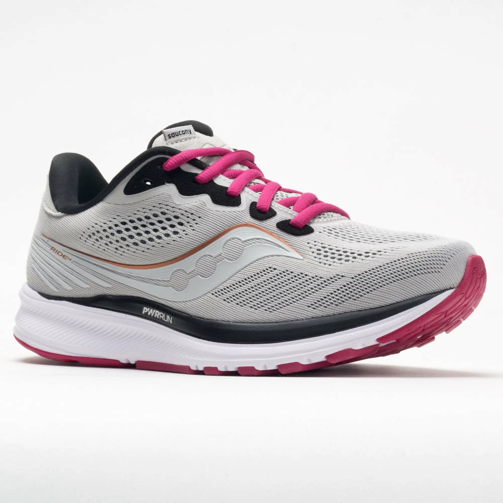 Coupon 👏 Brand new 🛒 Running 👟 👟 Shoes Saucony Ride 14 👩 Women's Fog/Cherry 🤩 ❤️ 7 Running Shoes Saucony Ride 14 Women's Fog/Cherry
