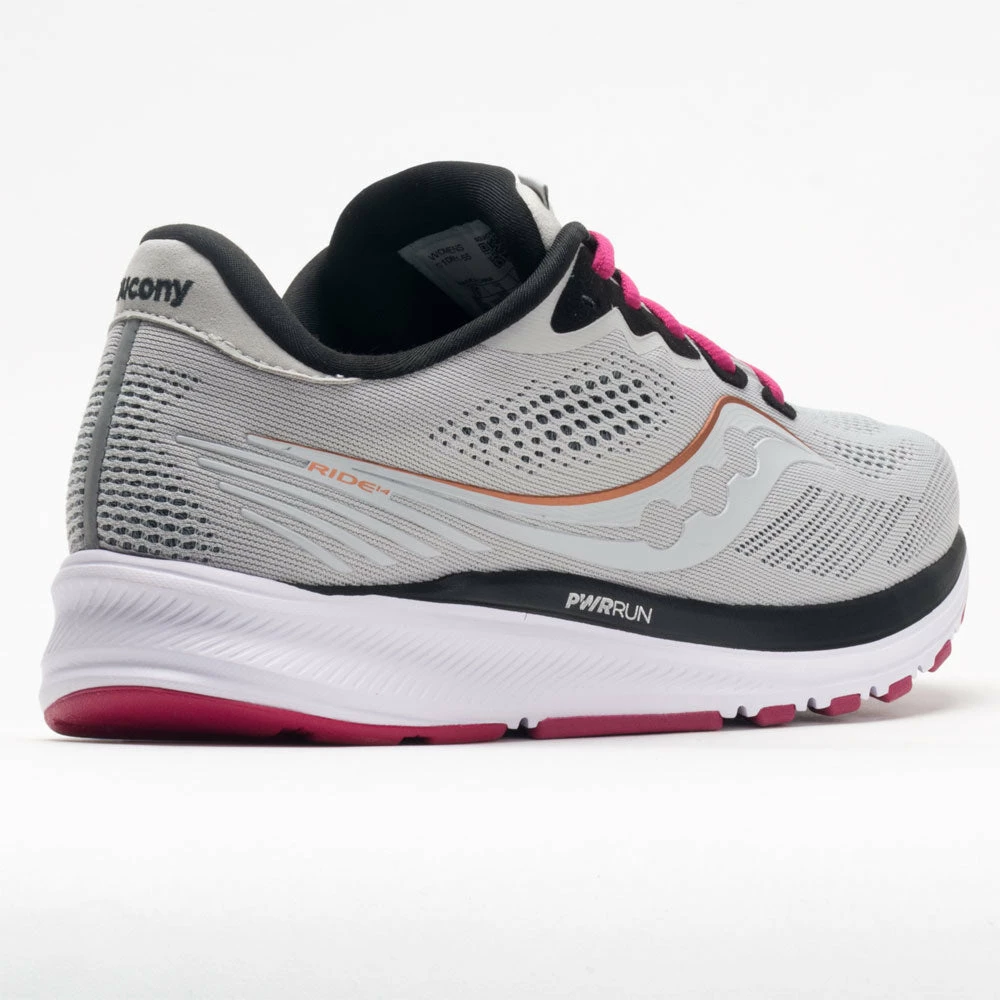 Coupon 👏 Brand new 🛒 Running 👟 👟 Shoes Saucony Ride 14 👩 Women's Fog/Cherry 🤩 ❤️ 8 Running Shoes Saucony Ride 14 Women's Fog/Cherry
