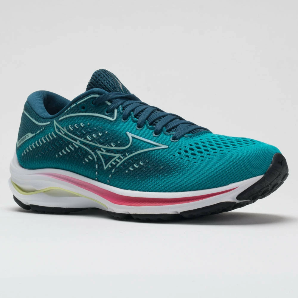 Deals ๐ Best Sale โจ Mizuno Wave Rider 25 ๐ฉ Women's Lake Blue/Clearwater Running ๐ ๐ Shoes ๐งจ ๐ 7 Mizuno Wave Rider 25 Women's Lake Blue/Clearwater Running Shoes