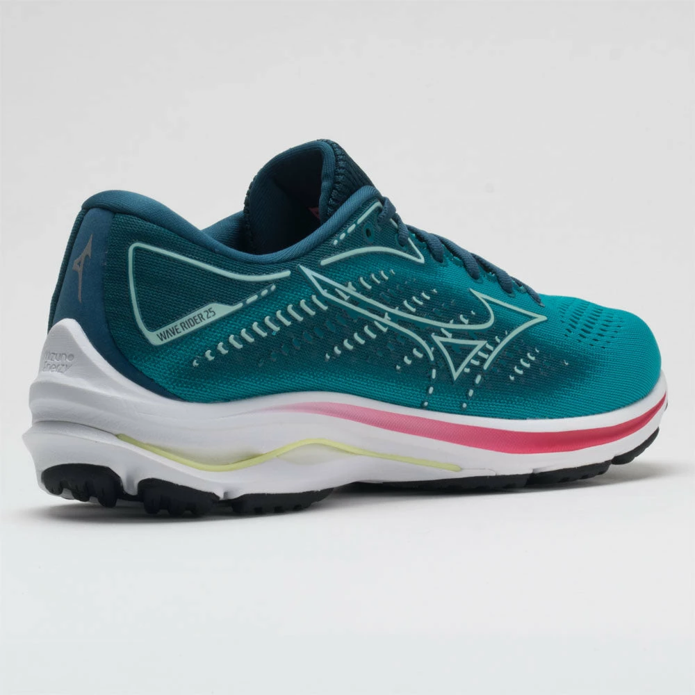 Deals ๐ Best Sale โจ Mizuno Wave Rider 25 ๐ฉ Women's Lake Blue/Clearwater Running ๐ ๐ Shoes ๐งจ ๐ 8 Mizuno Wave Rider 25 Women's Lake Blue/Clearwater Running Shoes