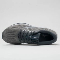 New โญ Best Sale โญ Running ๐ ๐ Shoes Mizuno Wave Rider 25 Waveknit Men's Drizzle/Antartica ๐ ๐ 10 Running Shoes Mizuno Wave Rider 25 Waveknit Men's Drizzle/Antartica