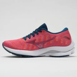 Mizuno Wave Rider 25 Waveknit Women's Cayenne/Phlox Pink
