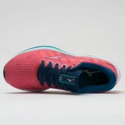 Mizuno Wave Rider 25 Waveknit Women's Cayenne/Phlox Pink