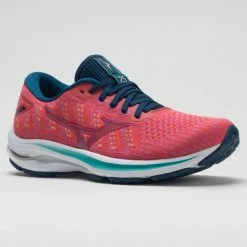 Mizuno Wave Rider 25 Waveknit Women's Cayenne/Phlox Pink