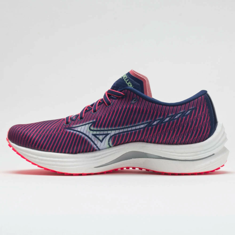 Best Pirce ✨ Discount 👍 Mizuno Wave Rebellion 👩 Women's Diva Pink/Indigo White Running 👟 👟 Shoes 🔥 ⭐ 4 Mizuno Wave Rebellion Women's Diva Pink/Indigo White Running Shoes