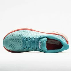 Hoka One One Clifton 8 Women's Aquarelle/Eggshell Blue Running Shoes