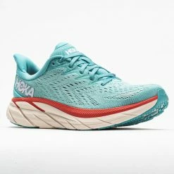 Hoka One One Clifton 8 Women's Aquarelle/Eggshell Blue Running Shoes