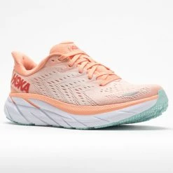 Hoka One One Clifton 8 Women's Cantaloupe/Silver Peony Running Shoes