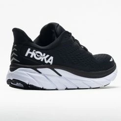 Hoka One One Clifton 8 Women's Black/White Running Shoes