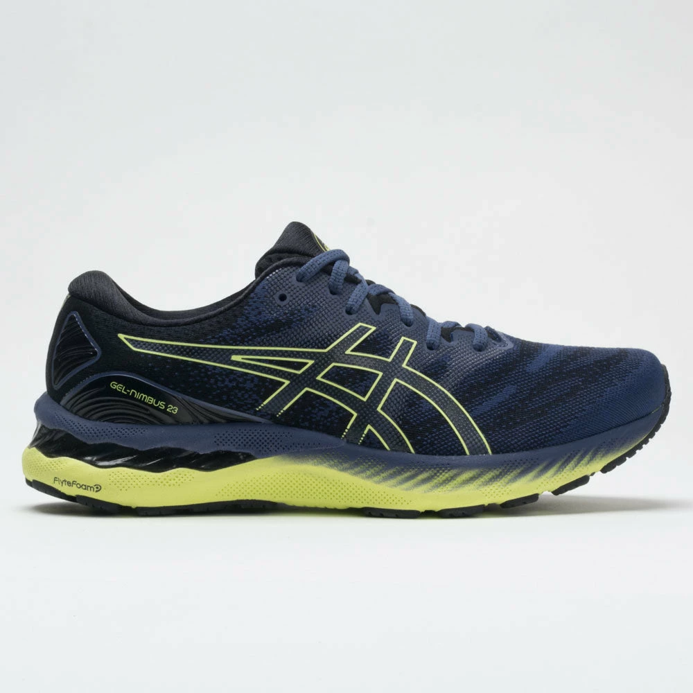 Best deal โค๏ธ Best Sale ๐ ASICS GEL-Nimbus 23 Men's Thunder Blue/Glow Yellow โค๏ธ โค๏ธ 3 ASICS GEL-Nimbus 23 Men's Thunder Blue/Glow Yellow