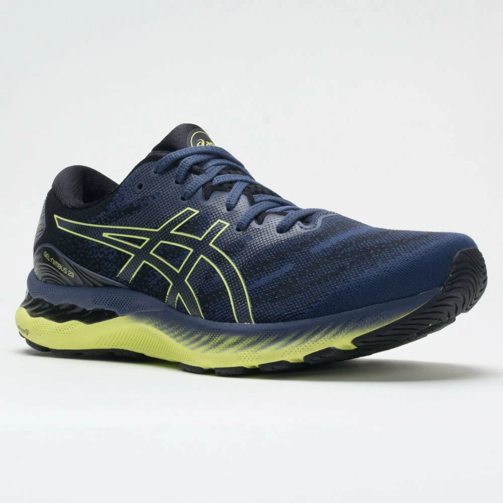 Best deal โค๏ธ Best Sale ๐ ASICS GEL-Nimbus 23 Men's Thunder Blue/Glow Yellow โค๏ธ โค๏ธ 7 ASICS GEL-Nimbus 23 Men's Thunder Blue/Glow Yellow