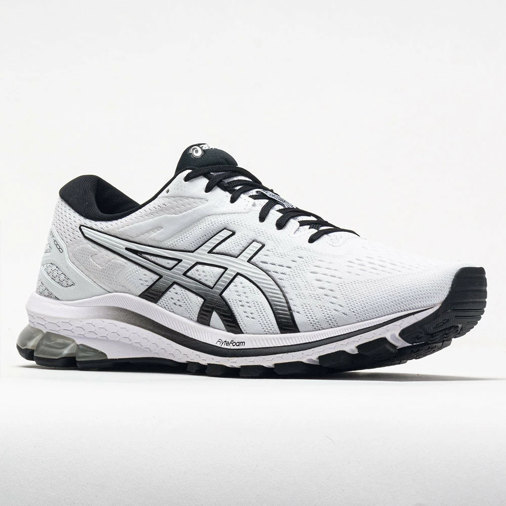Promo โจ Outlet ๐งจ ASICS GT-1000 10 Men's White/Black Running ๐ ๐ Shoes ๐ ๐ 7 ASICS GT-1000 10 Men's White/Black Running Shoes