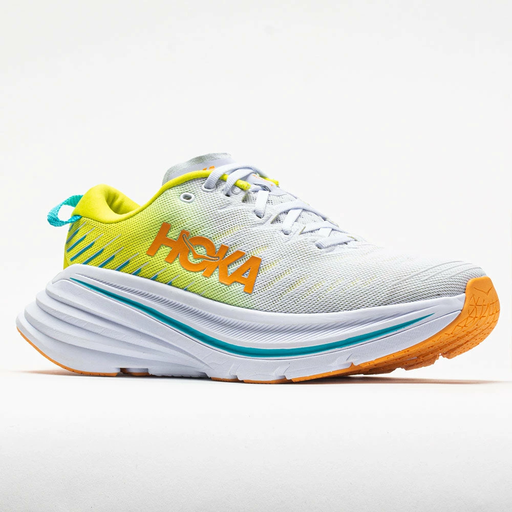 Deals ⌛ Coupon ❤️ Hoka One One Bondi X Men's White/Evening Primrose ⌛ 😉 7 Hoka One One Bondi X Men's White/Evening Primrose